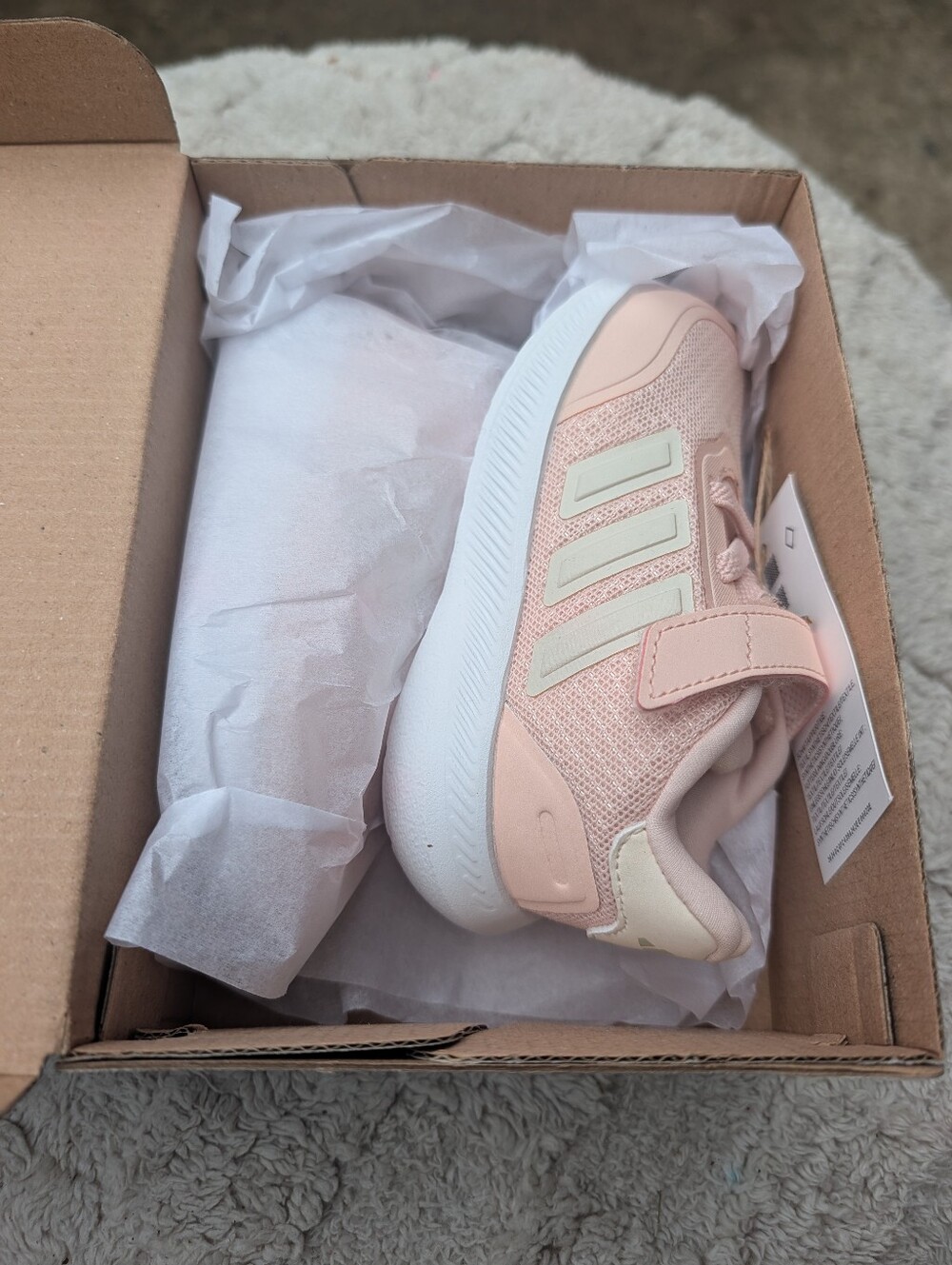 Adidas Kids' Pink Athletic Sneaker - Comfortable Everyday Shoe Size 6